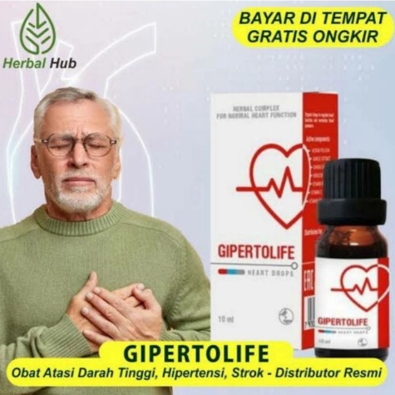 GIPERTOLIFE Asli Original Obat Hipertensi Darah Tinggi Strok Aman BPOM