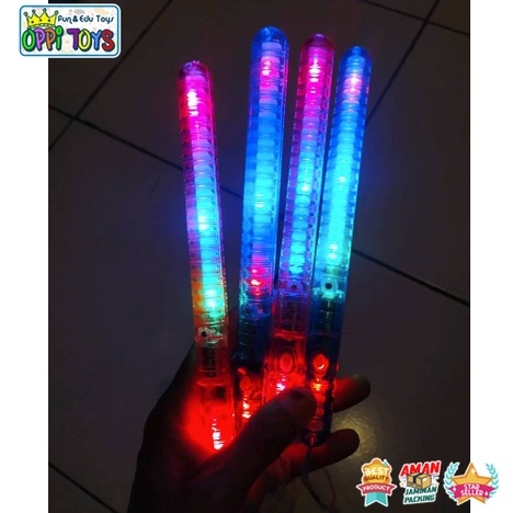 [FREE BATERAI] Mainan Tongkat Polisi Lampu Stik - Lampu Stik Lalu Lintas - Light Stick - Tongkat Lam