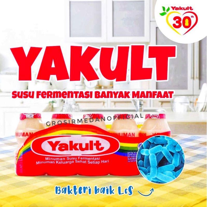 

YAKULT YOGURT MINUMAN PROBIOTIK - FERMENTASI SUSU DENGAN BAKTERI LACTOBACILLUS CASEI