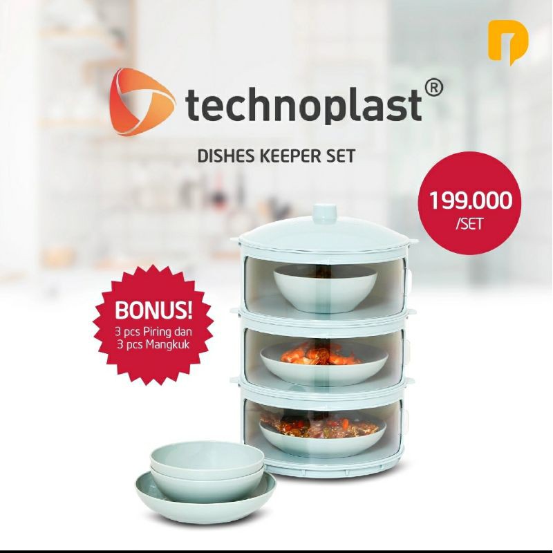 Technoplast Dishes Keeper Set