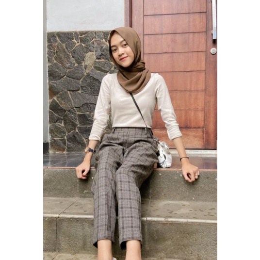 ZAKKYA - BASIC TARTAN PANTS