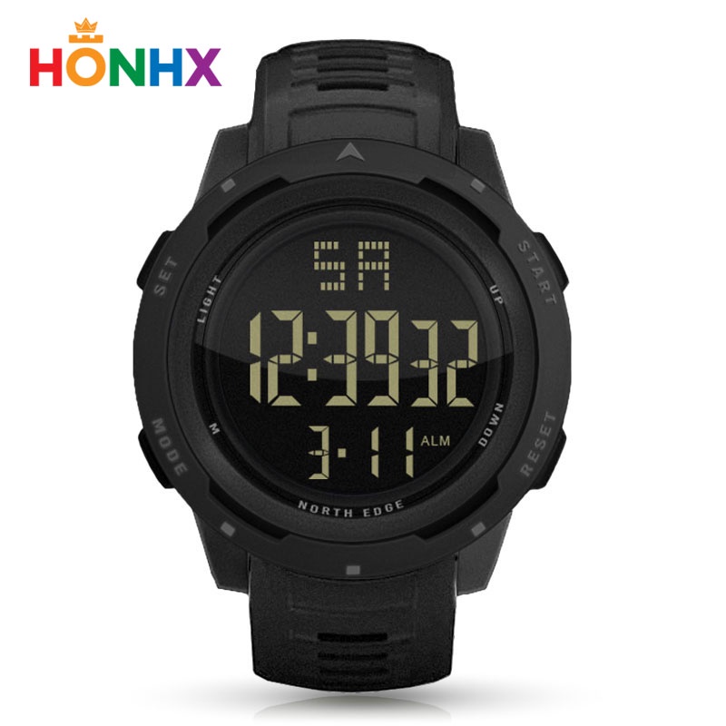 HONHX 2007 Jam Tangan Pria Digital Rubber WK-SBY