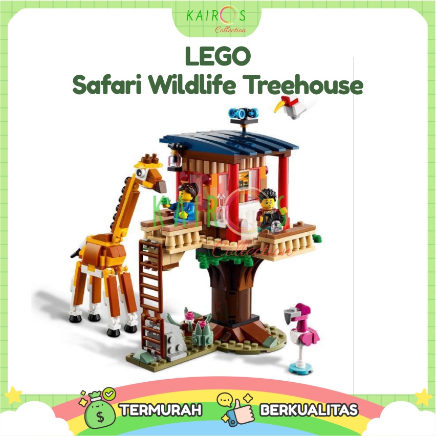 Mainan LEGO Creator 31116 Safari Wildlife Tree House