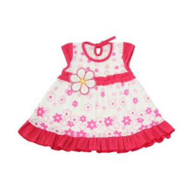 Dress Bayi Motif Bunga/Terusan Bayi Perempuan/Rok Bayi