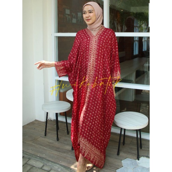 BATIK TRUSMI | GAMIS LONG DRESS KAFTAN ZAHRA VISCOSE