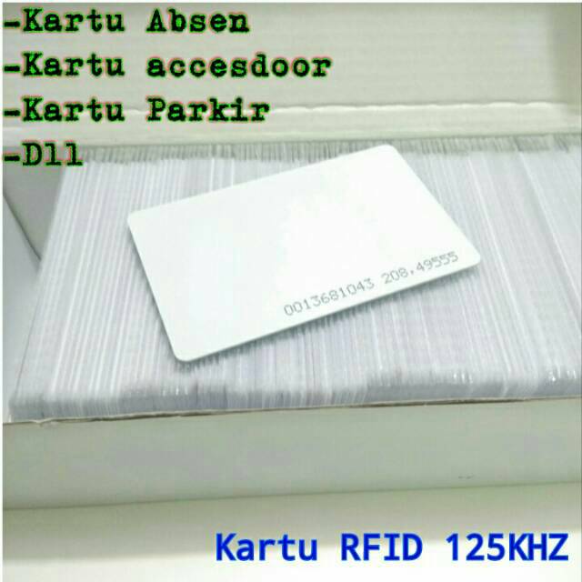 RFID card 125khz Proximity  kartu absen Parkir