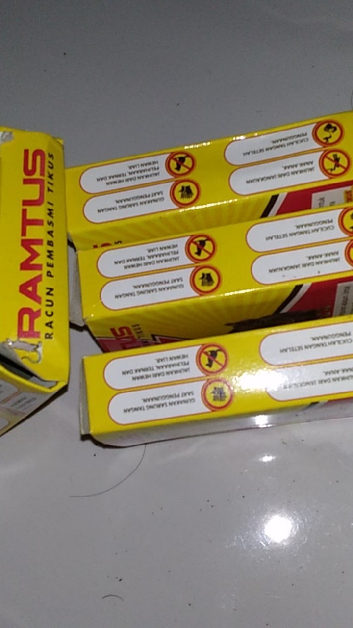 Ramtus Racun Tikus Ampuh Mati Kering Tidak Bau Pembasmi Curut Wirog Mencit Dirumah Di Mobil 3 Pack