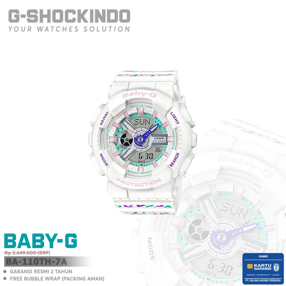 Casio Baby-G BA-110TH-7A / BA-110TH-7ADR Original