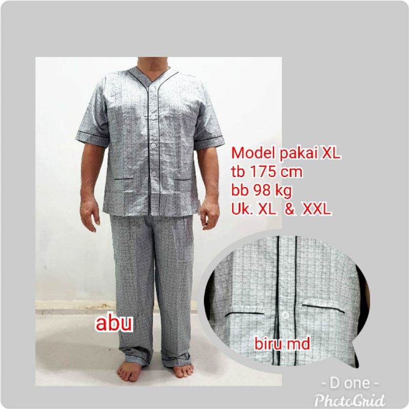 piyama katun XL dan XXL