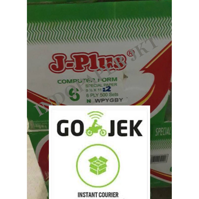 

KERTAS CONTINUOUS FORM J-PLUS 6 PLY 91/2 x 11 KHUSUS GOSEND WILAYAH JAKARTA DAN SEKITARNYA