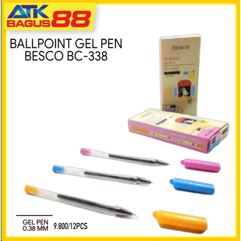

balpoint gel pen besco 12 pcs