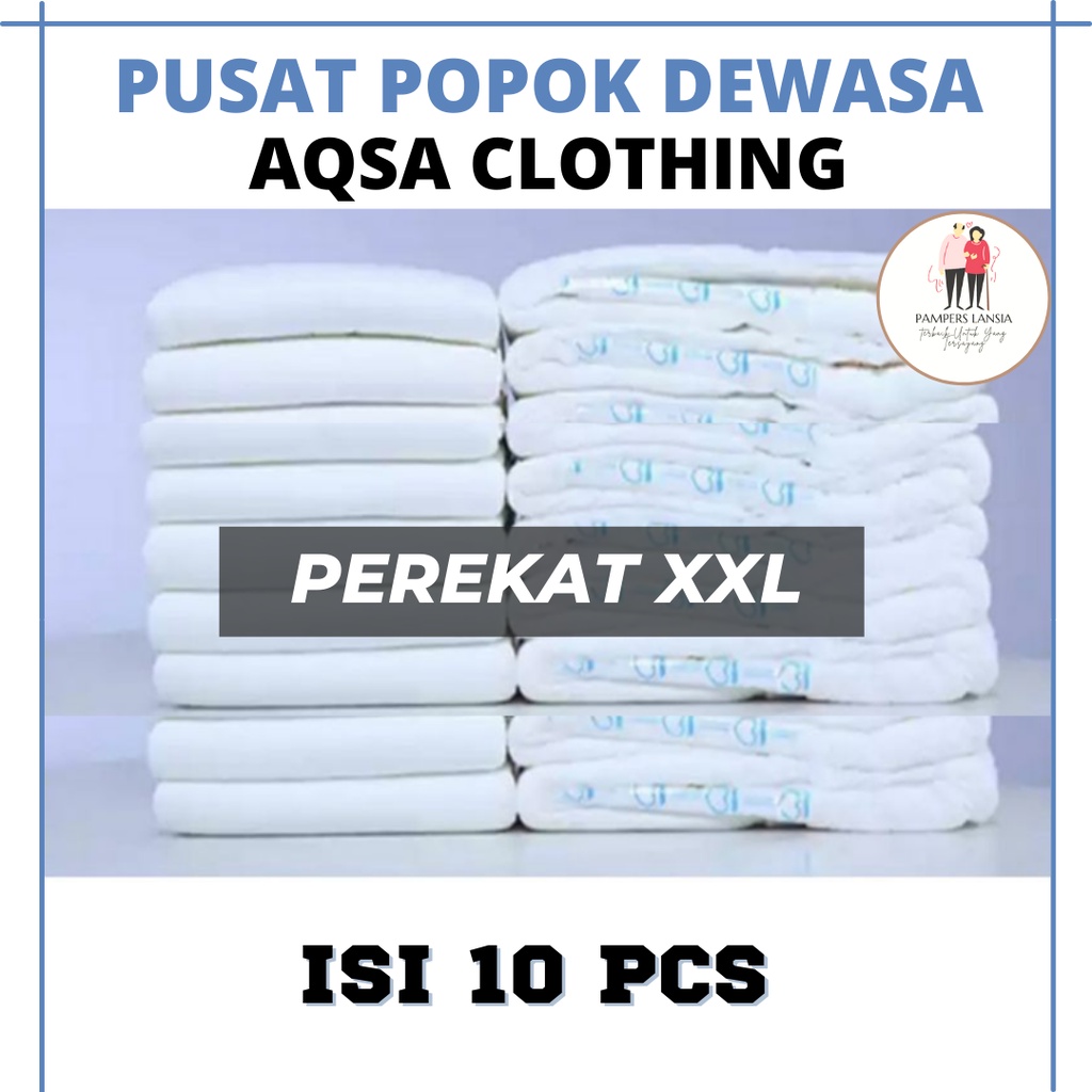 (TERMURAH) POPOK DEWASA PEREKAT XXL / DIAPERS DEWASA CELANA XXL MURAH