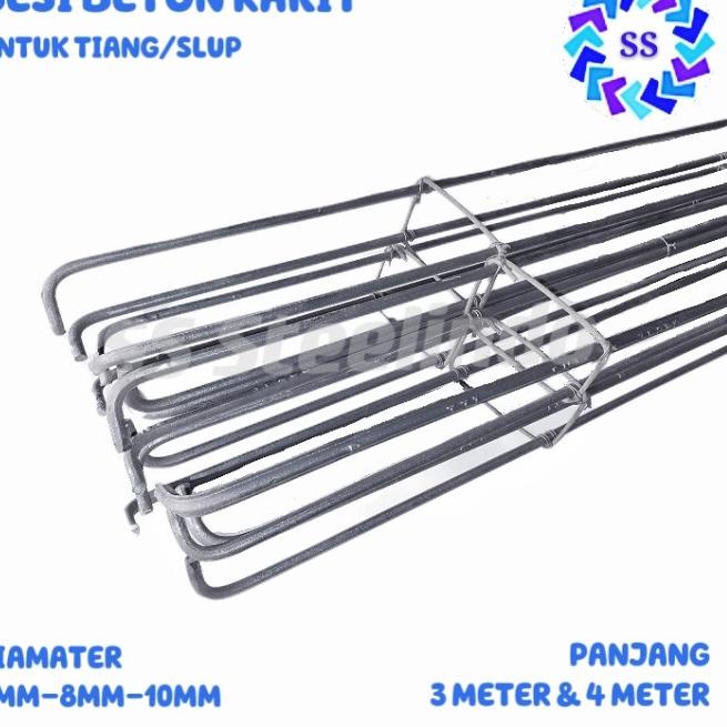 Buruan Bayar BESI JADI / SLUP (TIANG) 3 METER - 4 METER (6MM - 8MM - 10MM)