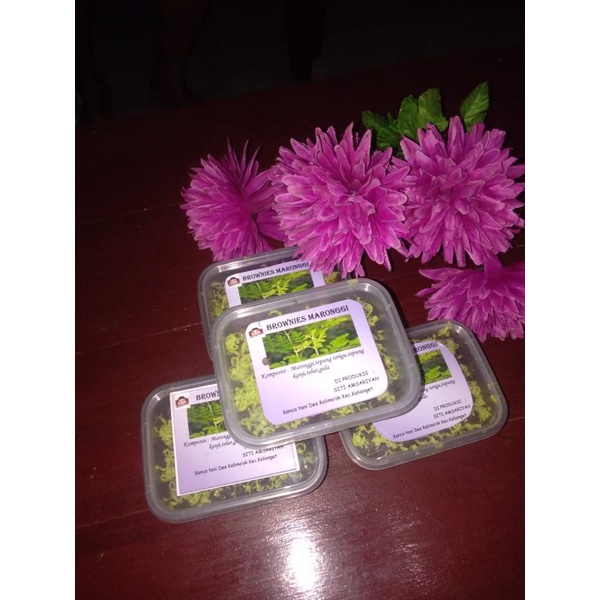 

Brownies Maronggi (Daun Kelor)