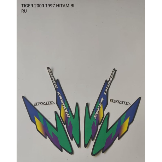 STRIPING TIGER 2000 1997 HITAM UNGU