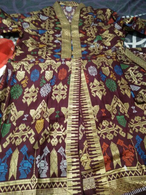 Qnunbatik Sarimbit/couple Batik Rok N Blus Santika Prodo Panjang