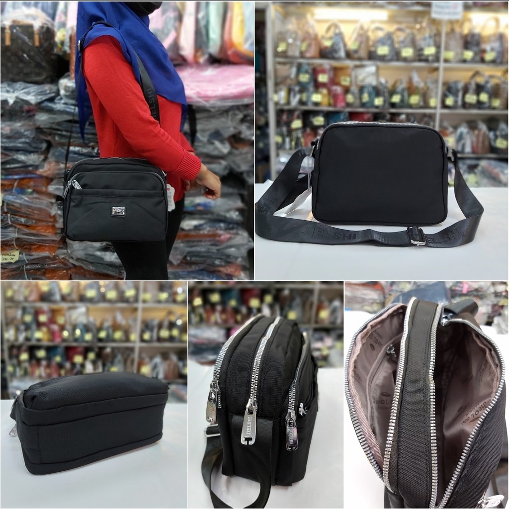 Tas import selempang parasut multifungsi fashion wanita