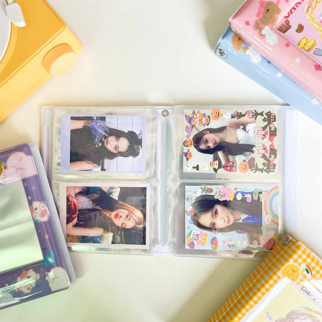 Album Foto Polaroid Mini Bentuk Kotak Motif Anjing Lucu