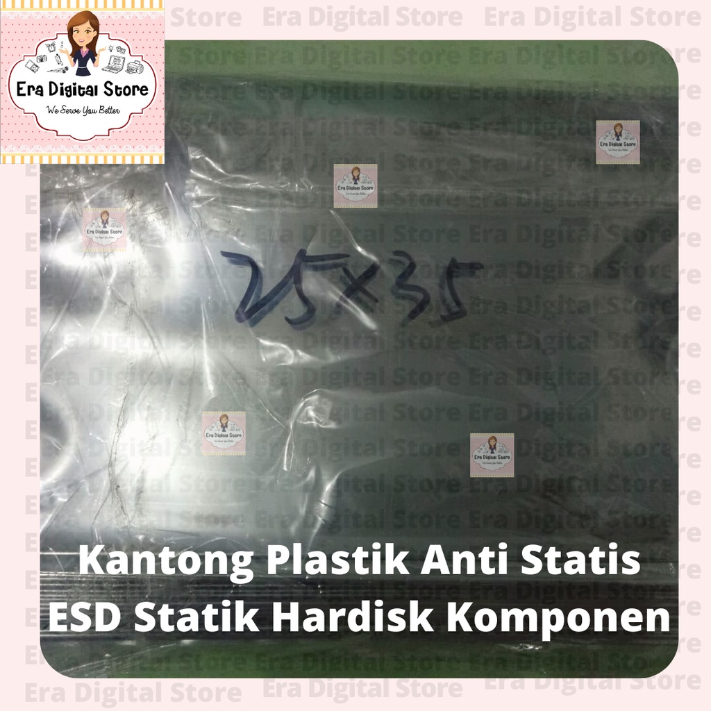 Kantong Plastik Plastic Anti Statis ESD Statik Hardisk Komponen