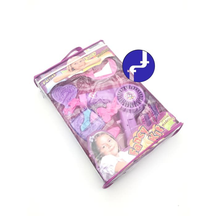 Mainan Anak Mainan Anak Make up Fancy Kit Salon Salonan TAS Sisir A168