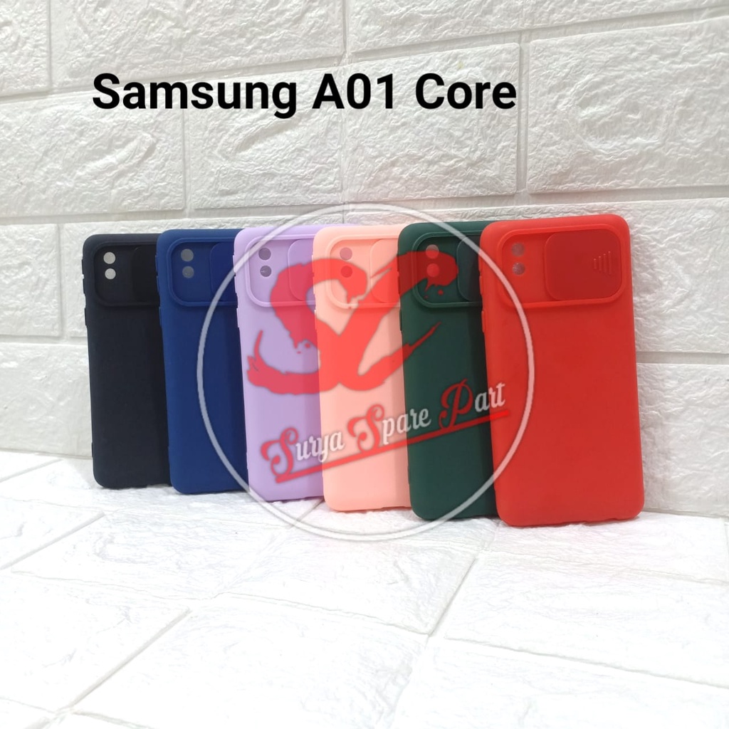 SOFTCASE SLIDE CAMERA PROTECTOR SAMSUNG A01 A01 CORE - SC