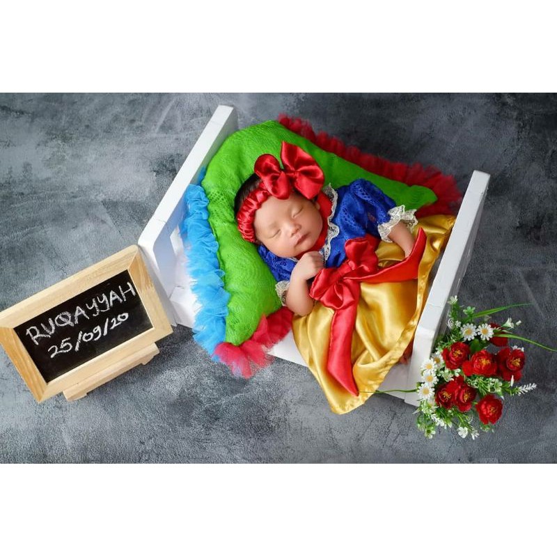 Baju Snow White NEWBORN/Kostum Snow White BAYI