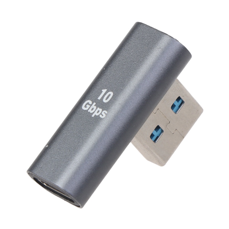 Zzz Adapter Konverter USB-C Ke USB 3.0 Sudut Kanan 90 Derajat Untuk Laptop