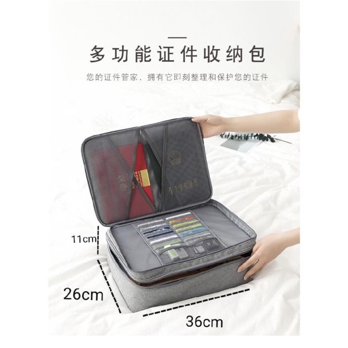 

PROMO Document Storage Bag / Penyimpanan Dokumen / Dijamin Dokumen Aman