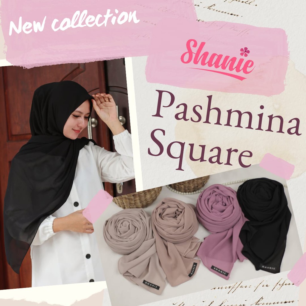 PASHMINA SQUARE MILO Hijab Instant Premium by SHANIE