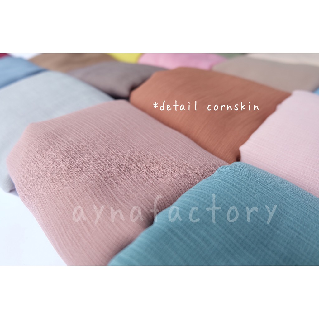  Jilbab segi empat cornskin premium Shopee Indonesia