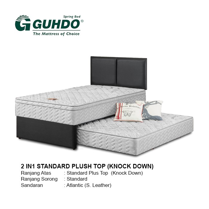 Guhdo 2in1 Standard Plush Top Full Bed Sorong (Knock Down)