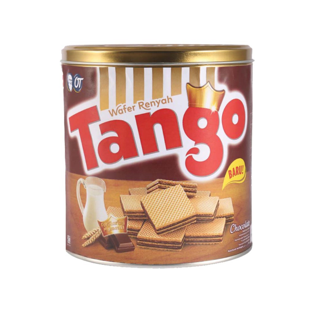 

BISKUIT WAFER TANGO 300 GRAM KALENG COKLAT VANILA WAFER KUE LEBARAN BINGKISAN HAMPERS