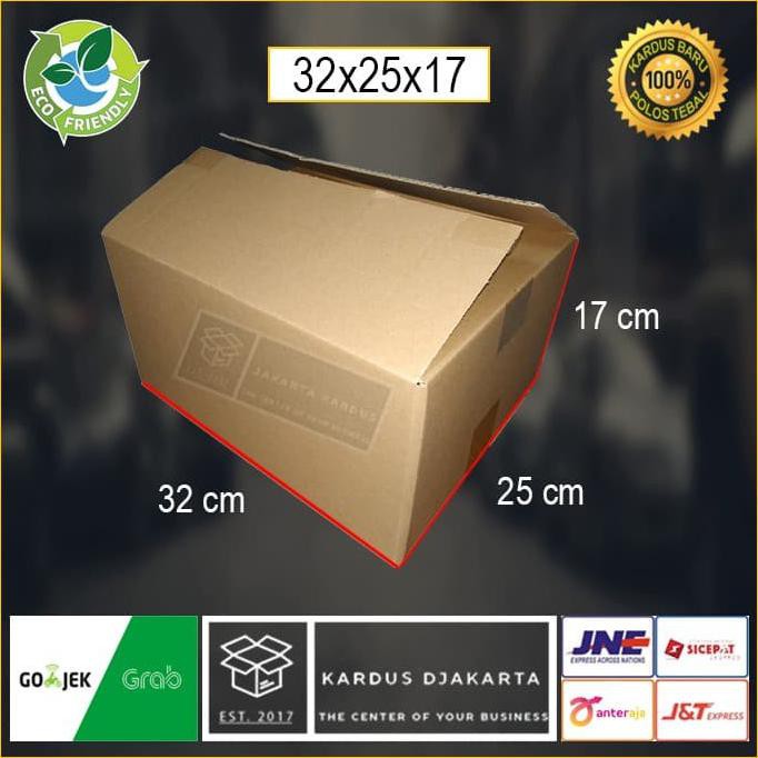 

Kardus|Kotak|Karton Box Polos 32X25X17 Tebal