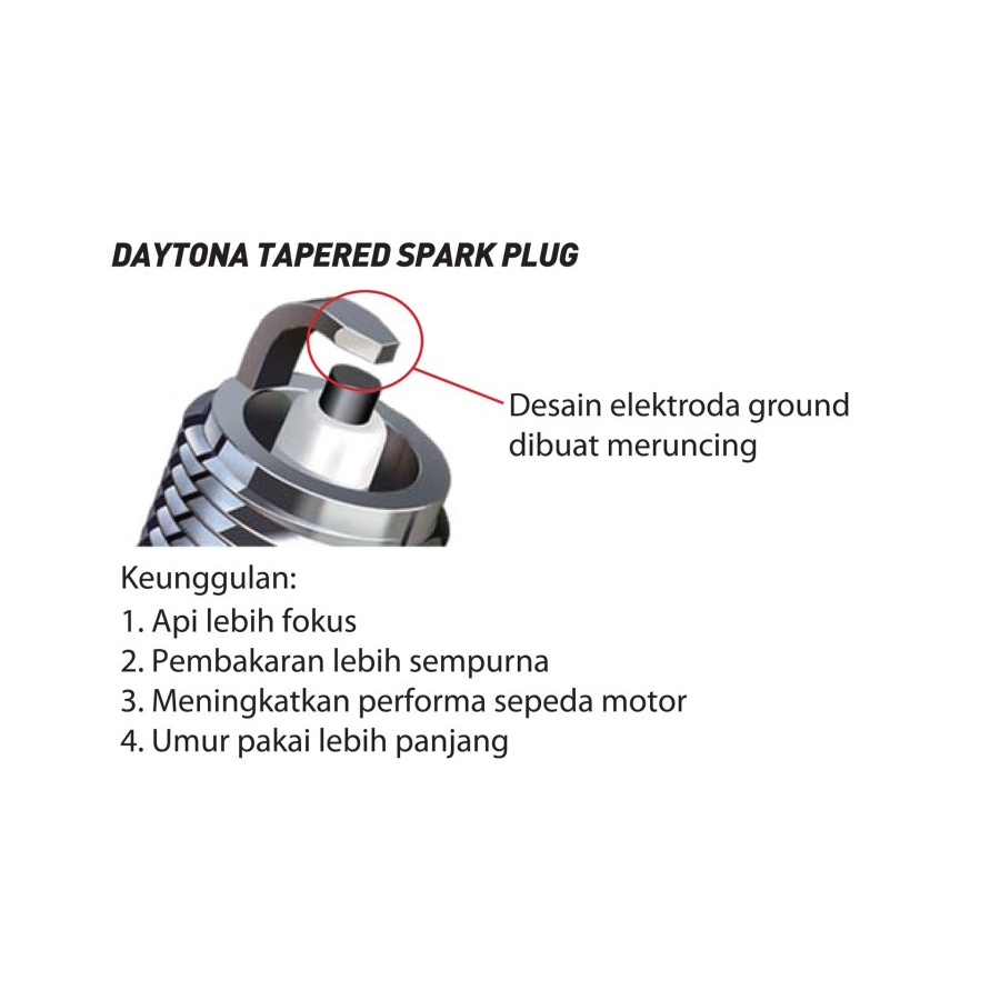 BUSI RACING DAYTONA TAPERED CPR9EA-9 BEAT SCOOPY NMAX VARIO PCX 3390