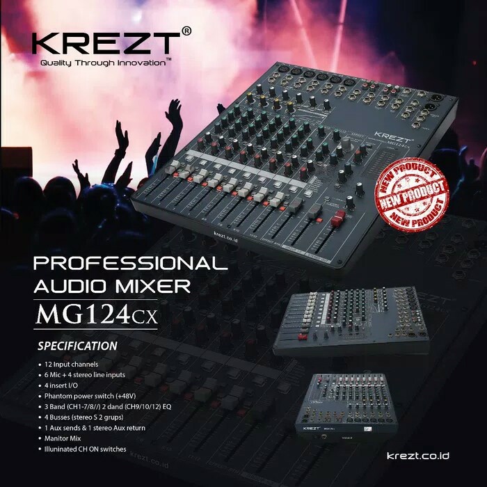 Mixer Krezt MG 124 CX / Krezt MG 124CX / MG124CX Original