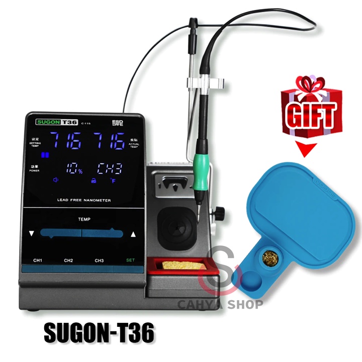 SOLDER STATION DIGITAL SUGON T36 85W SMD Soldering Station Leadfree 1S