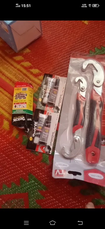 Merah Jld Japan Snap N Grip Kunci Pas Wrench Kunci Inggris 9 - 32 Mm