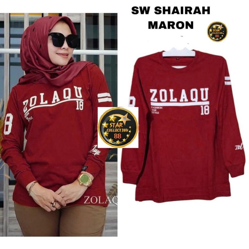 ATASAN WANITA/KAOS ATASAN LENGAN PANJANG/MODEL TERBARU
