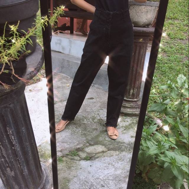 Hare fringe pants