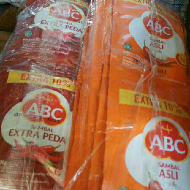 

Satuan ABC saus sambal 15g