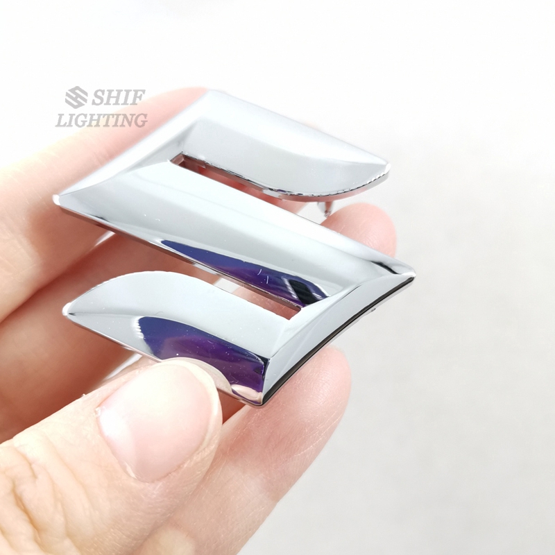 1pc Stiker Emblem Logo Suzuki S Bahan Abs Untuk Stir Mobil Suzuki