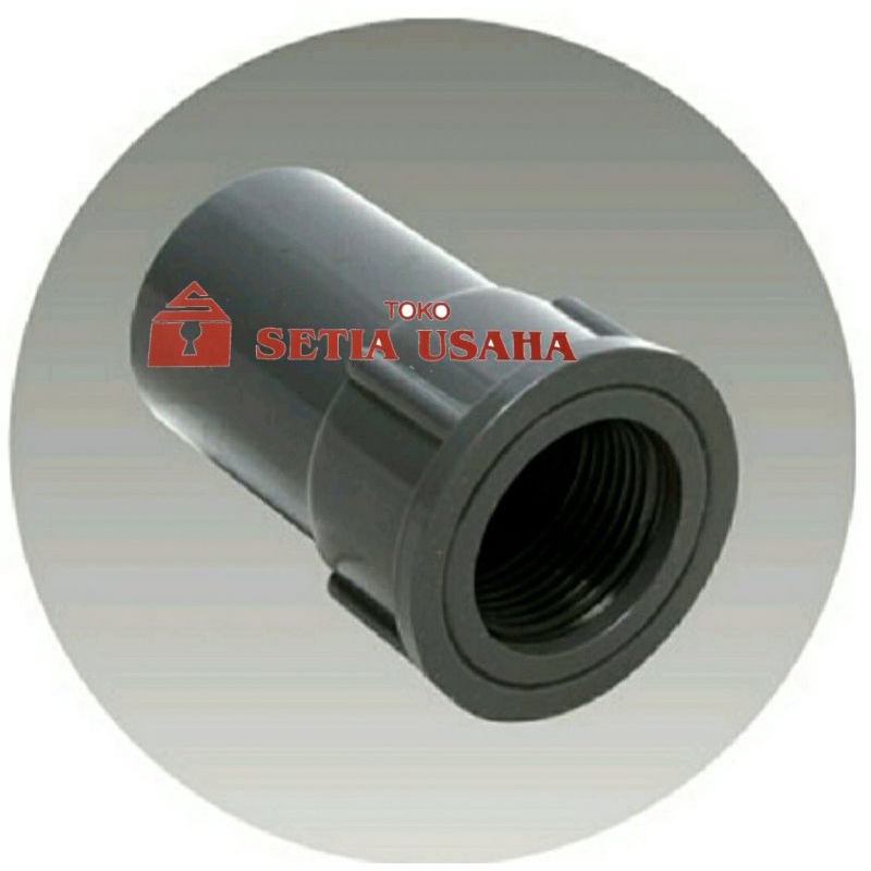 Sambungan PVC Rucika sok drat dalam 1 Aw