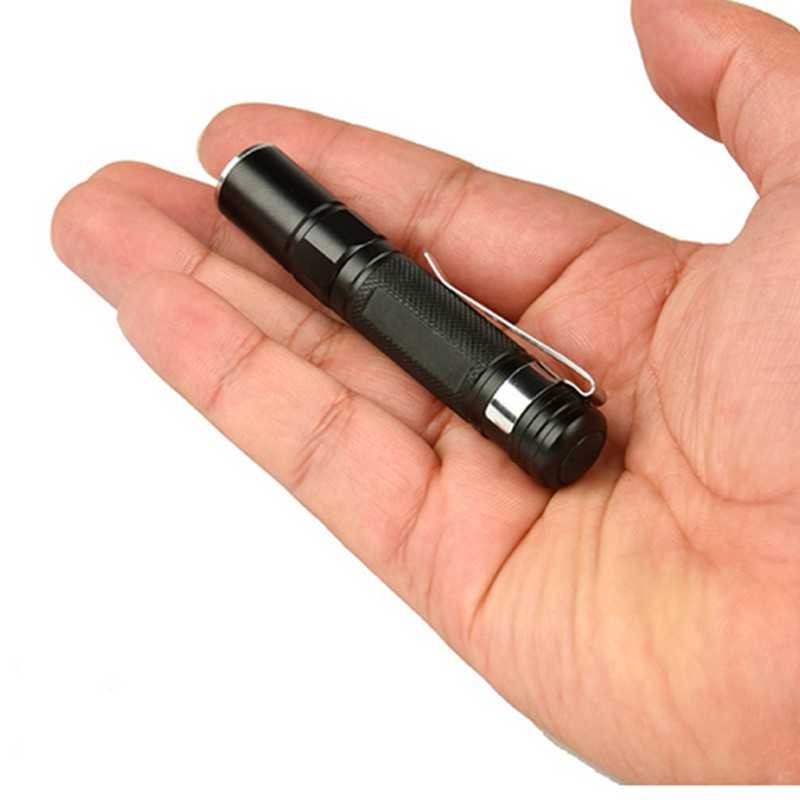 Senter LED Mini TH 24 Cree XPE Q5 2000 Lumens Flashlight Kecil Hemat Energi Perlengkapan Outdoor