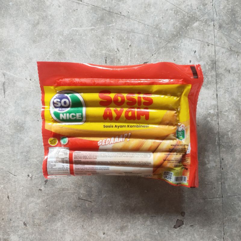 

SO NICE SOSIS 375gr