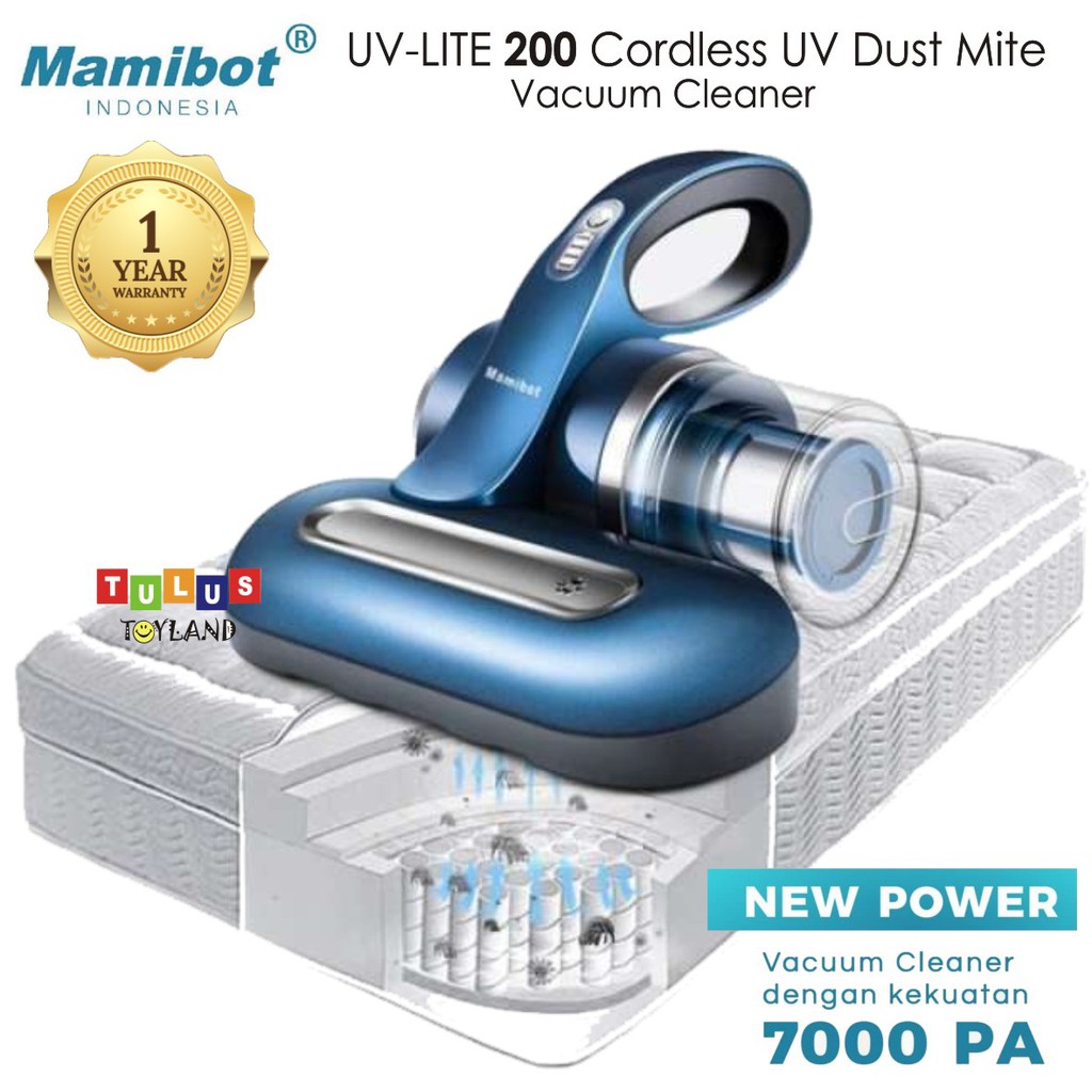 Mamibot UVLite200 UV 200 Vacuum Cleaner Cordless Mite Killer Vacum Penghisap Penyedot Debu Tungau