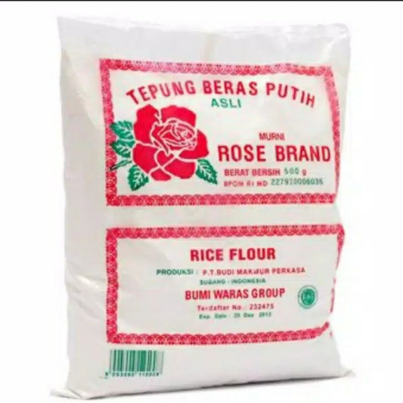 

tepung beras putih Rose brand 500 gram