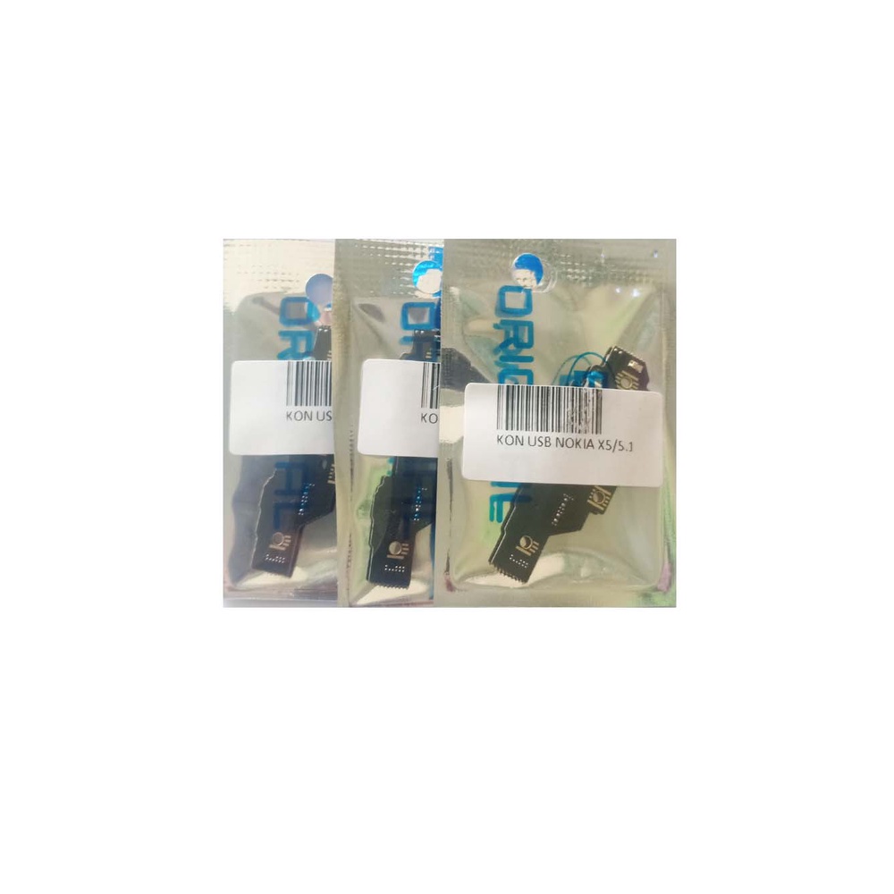 Konektor Charger Mic Nokia X5 - Nokia 5.1 Plus Papan USB Cas Nokia X5 USB Board Nokia 5.1 Plus