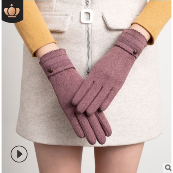 100% IMPORT WOMAN WINTER TOUCHSCREEN GLOVES THERMAL SARUNG TANGAN TERMAL WANITA MUSIM DINGIN LAYAR SENTUH