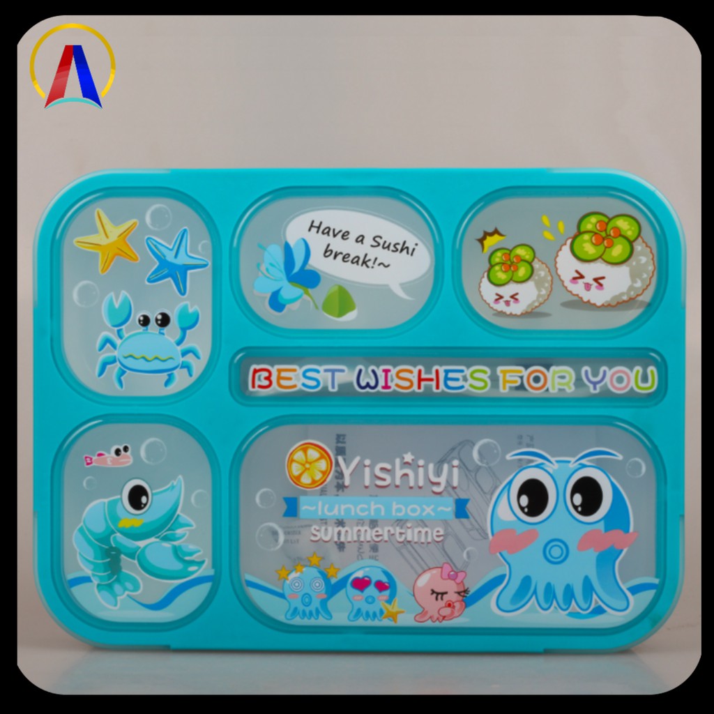 YY589 - Kotak Makan 6 Sekat Packing Bubblewrap #ANNAFII