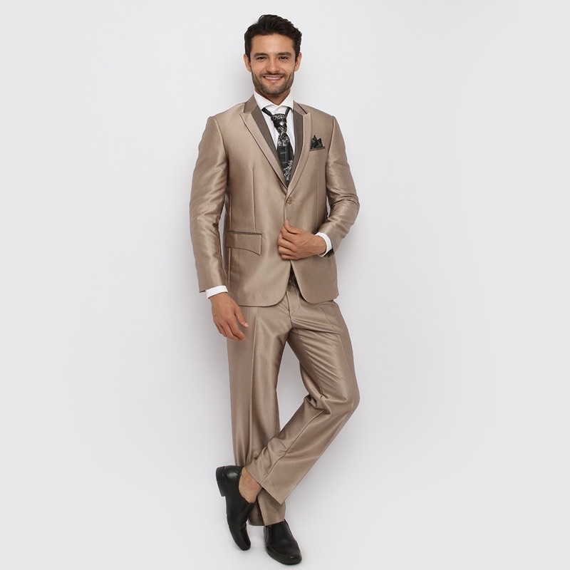 Jas Wedding semi WOOL Jas Pria Stelan Jas nikah dan Celana Blazer Jas Pengantin nikahan Jas Formal-Coksu